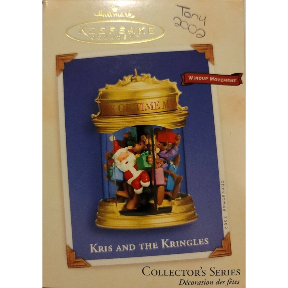 KRIS AND THE KRINGLES 2 in Series Hallmark Keepsake Ornament 2002 Nick Of Time